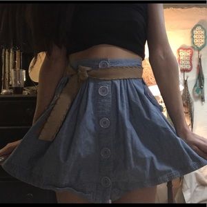 Denim skirt